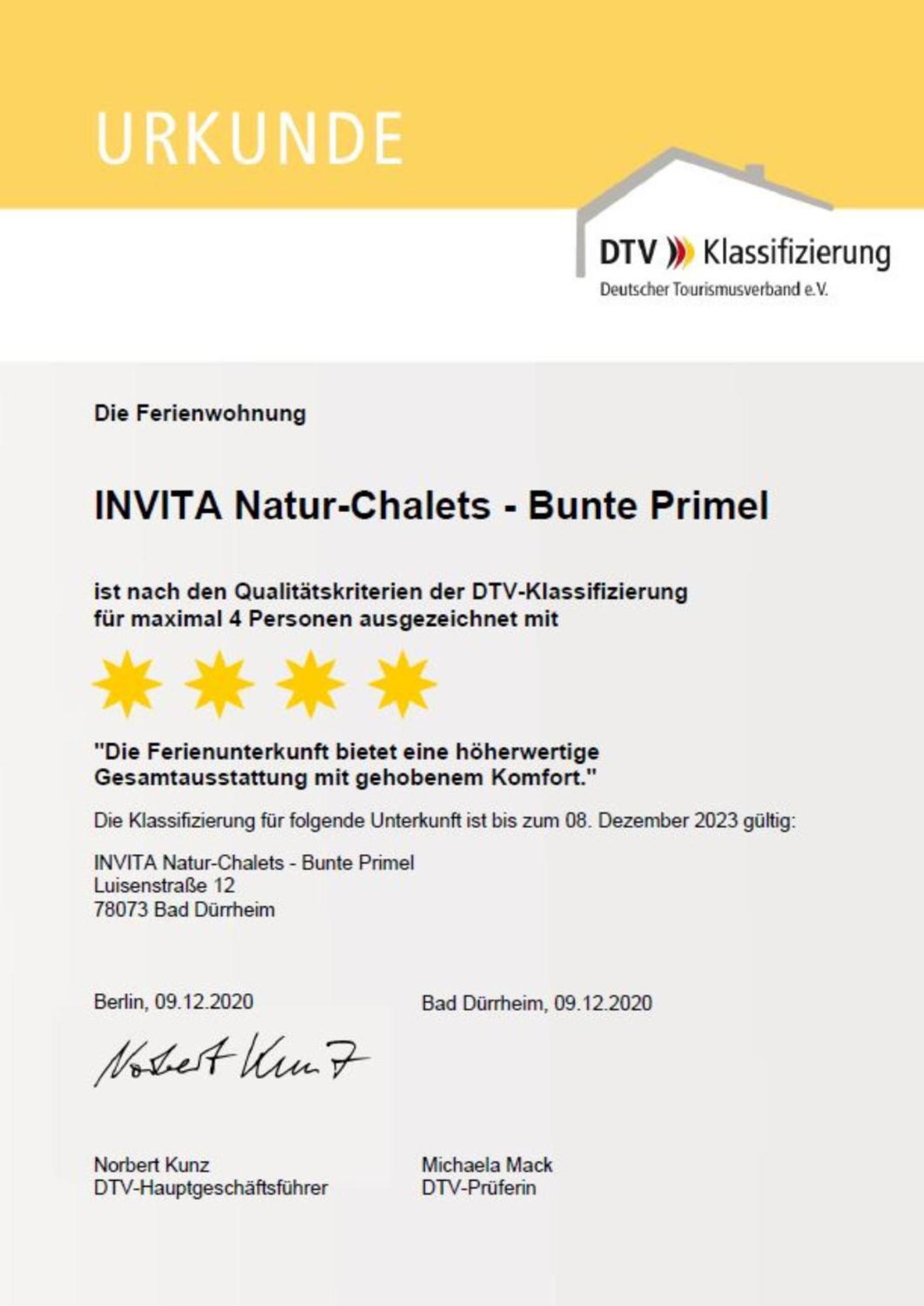 Invita Natur-Chalets - Familienurlaub Im Schwarzwald Bad Dürrheim Eksteriør billede